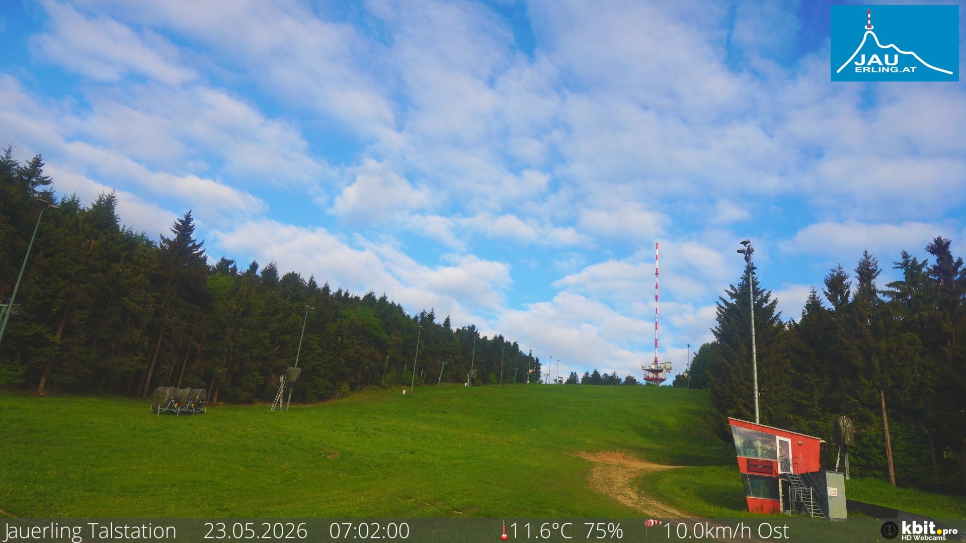 Archiv Foto Webcam Schlepplift Jauerling, Talstation