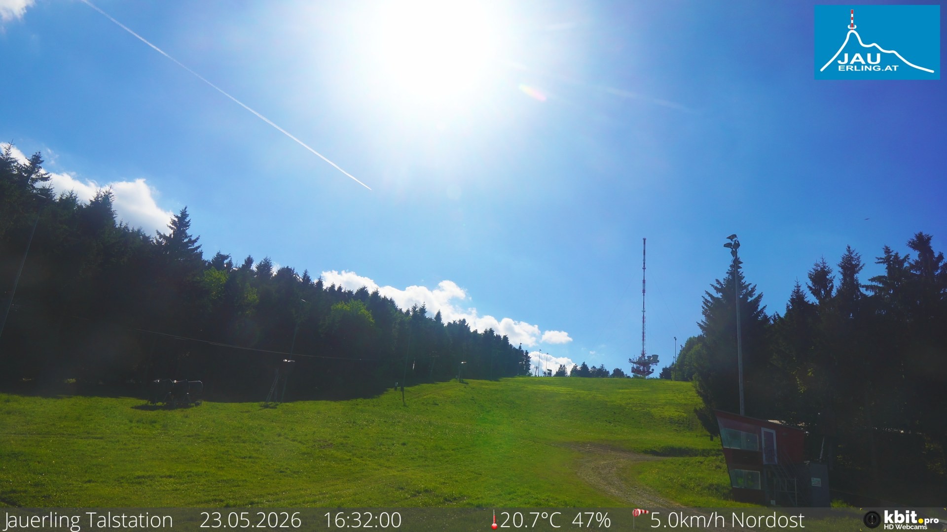 Archiv Foto Webcam Schlepplift Jauerling, Talstation