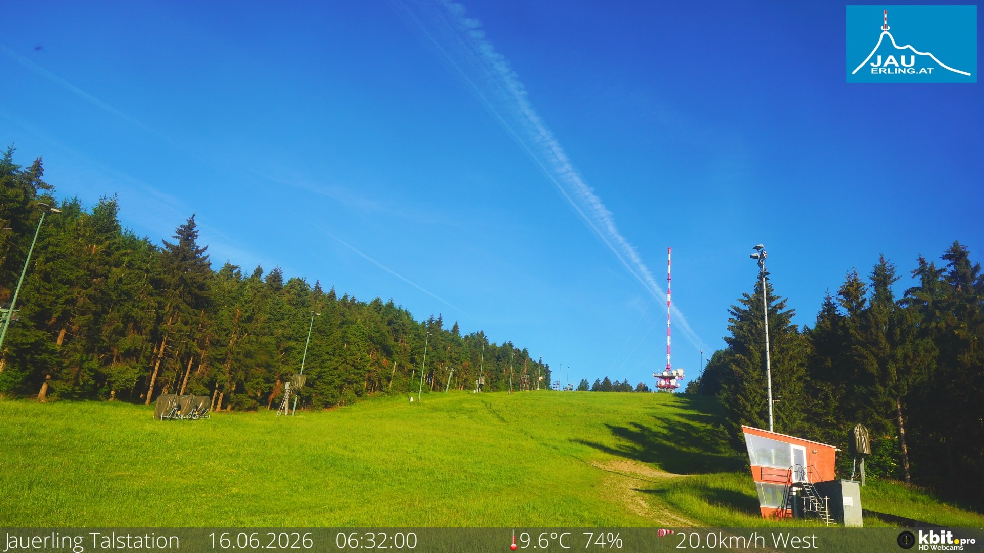 Archiv Foto Webcam Schlepplift Jauerling, Talstation
