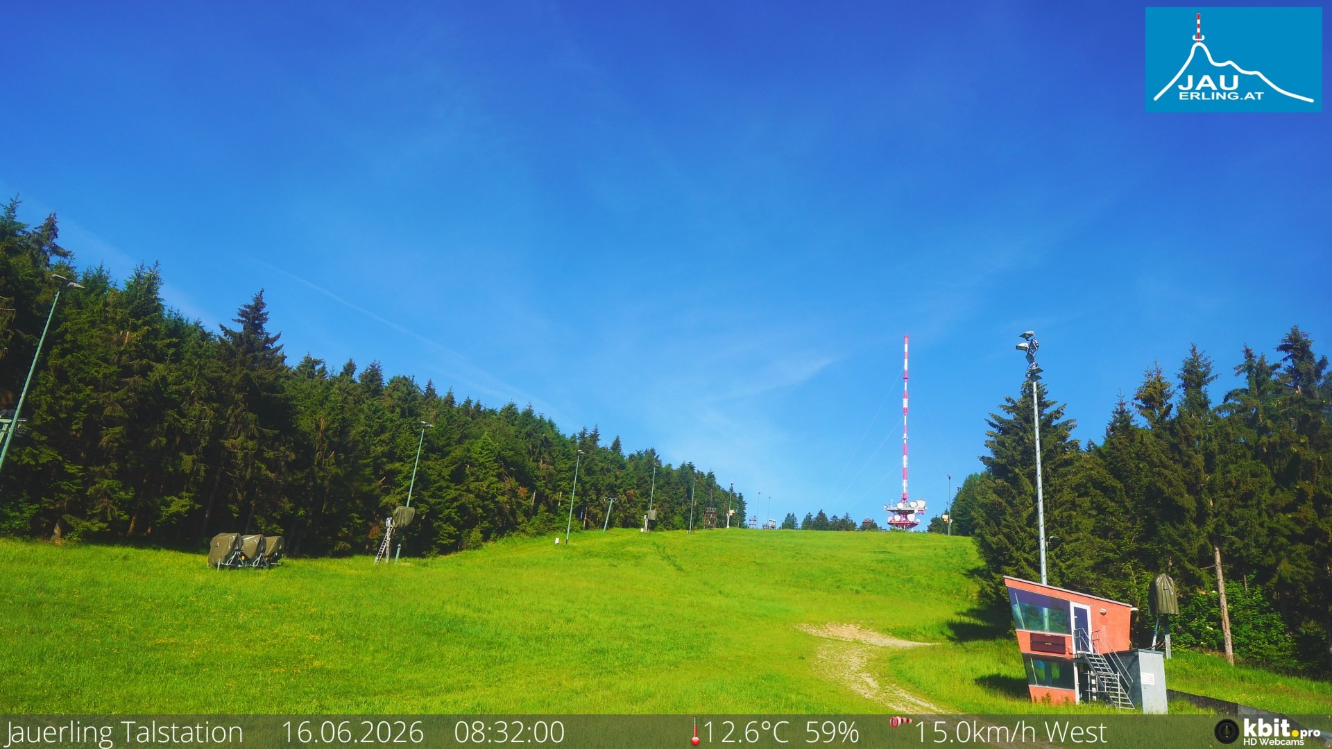 Archiv Foto Webcam Schlepplift Jauerling, Talstation