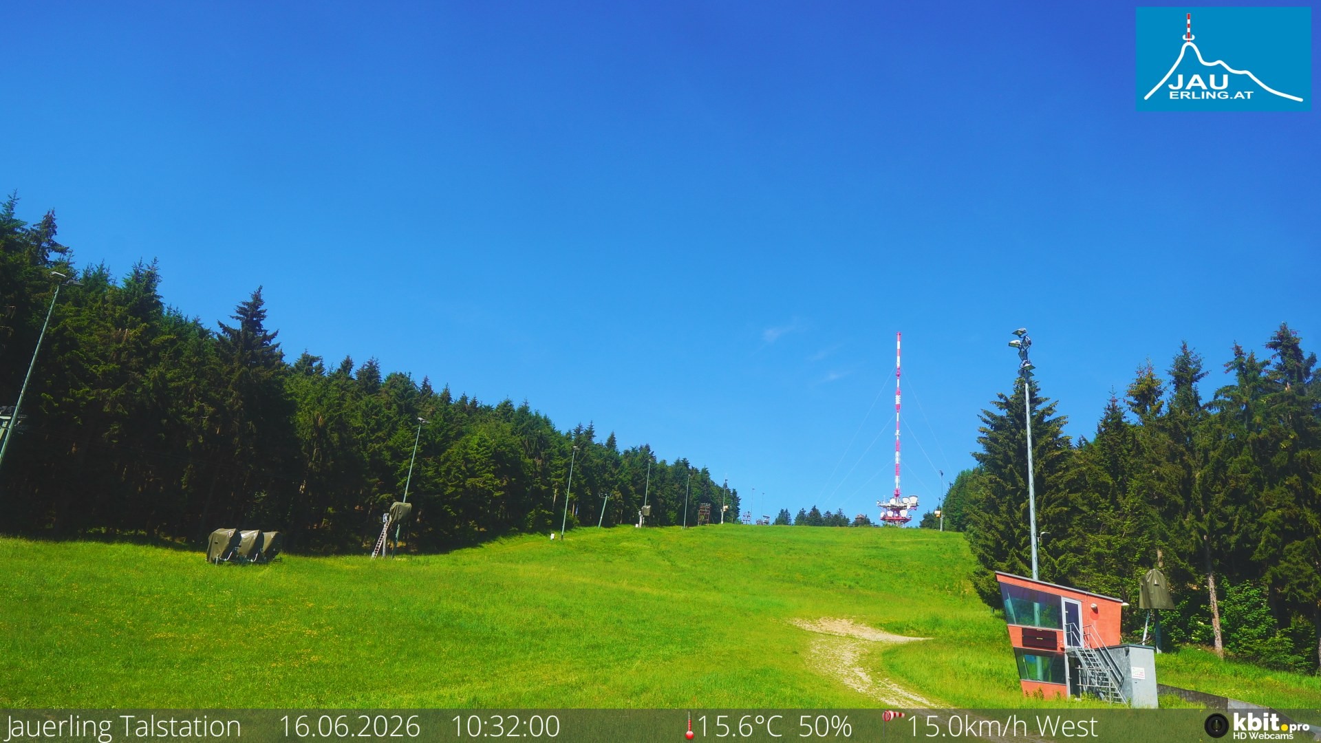 Archiv Foto Webcam Schlepplift Jauerling, Talstation