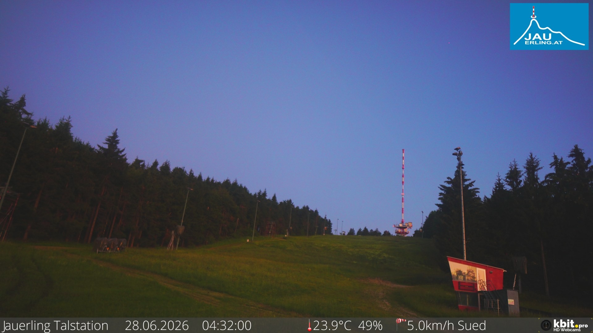 Archiv Foto Webcam Schlepplift Jauerling, Talstation
