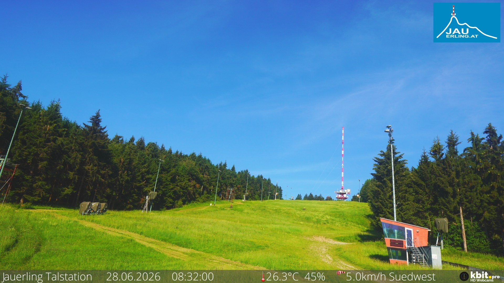 Archiv Foto Webcam Schlepplift Jauerling, Talstation