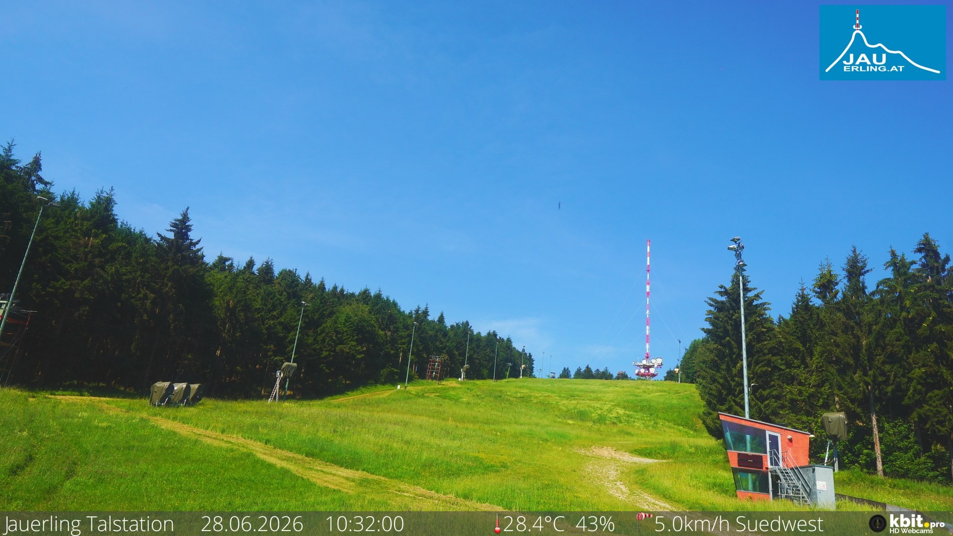 Archiv Foto Webcam Schlepplift Jauerling, Talstation
