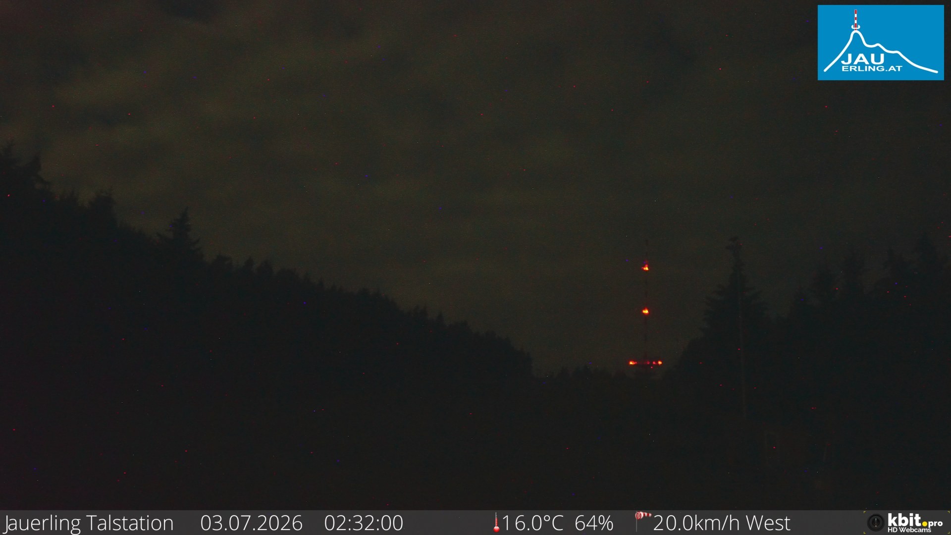 Archived image Webcam Base station of t-bar lift at mount Jauerling