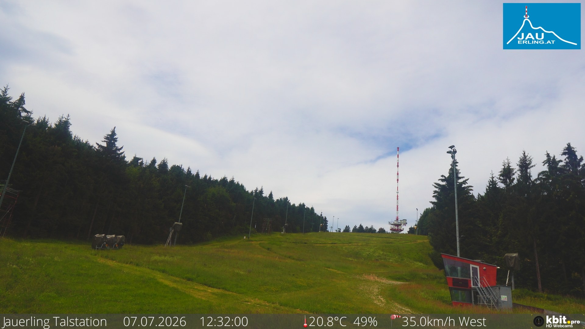 Archiv Foto Webcam Schlepplift Jauerling, Talstation
