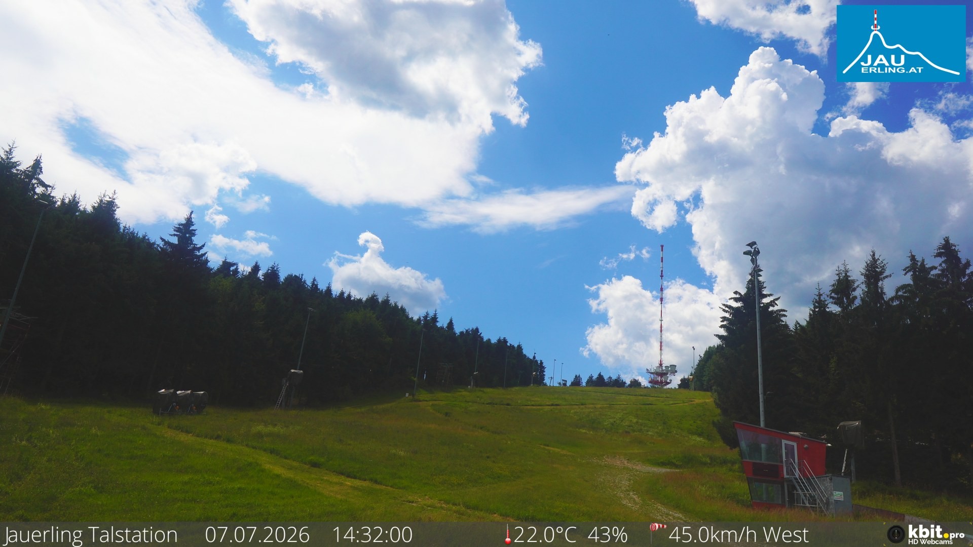 Archiv Foto Webcam Schlepplift Jauerling, Talstation