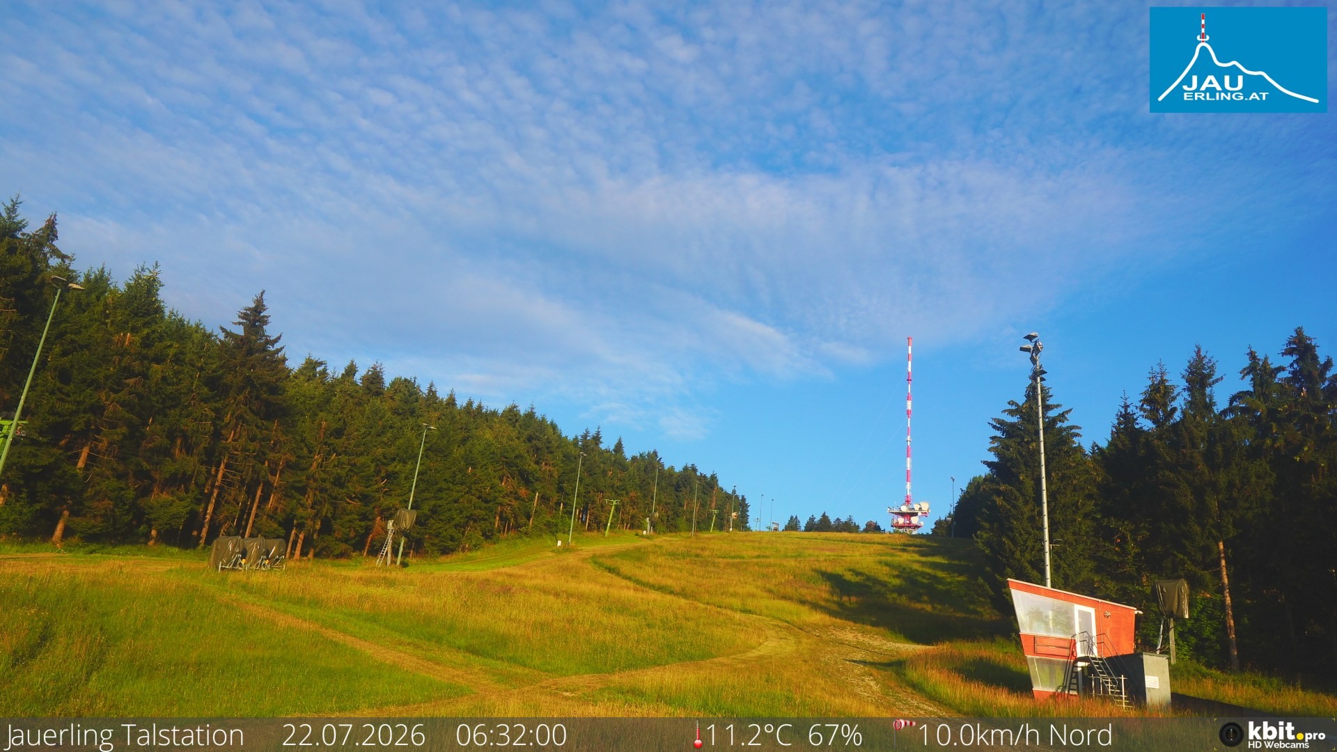 Archiv Foto Webcam Schlepplift Jauerling, Talstation