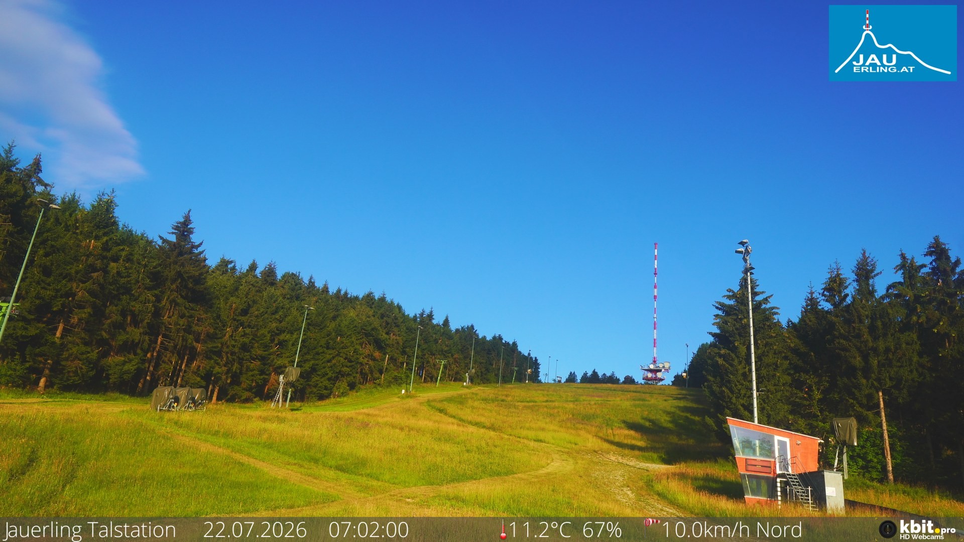 Archiv Foto Webcam Schlepplift Jauerling, Talstation