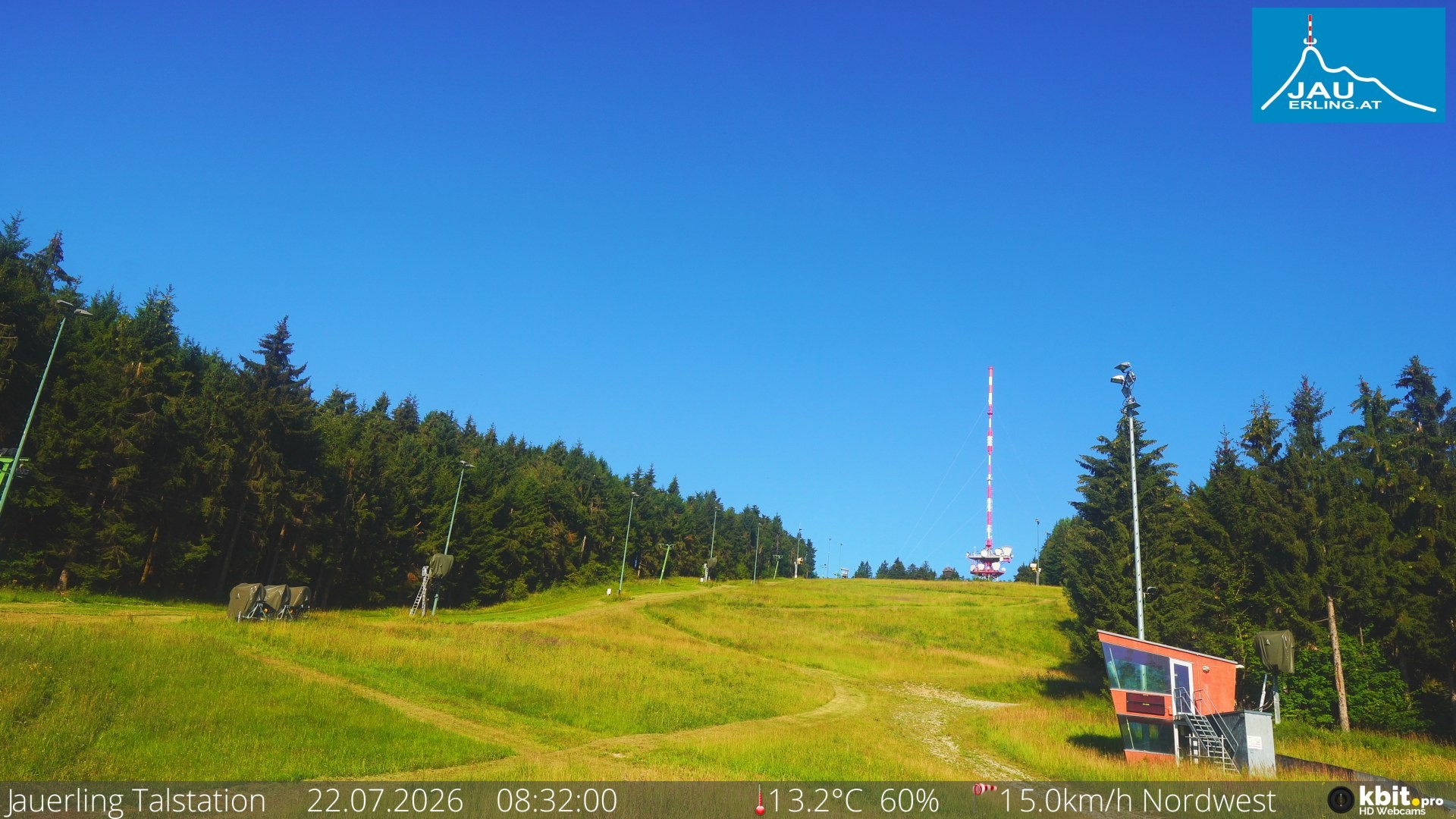 Archiv Foto Webcam Schlepplift Jauerling, Talstation