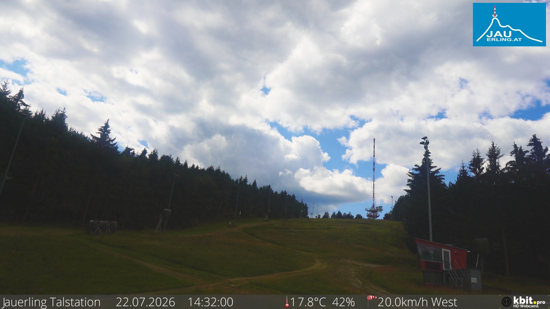 Archiv Foto Webcam Schlepplift Jauerling, Talstation