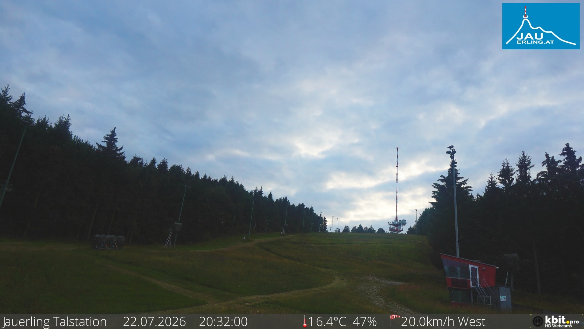Archiv Foto Webcam Schlepplift Jauerling, Talstation