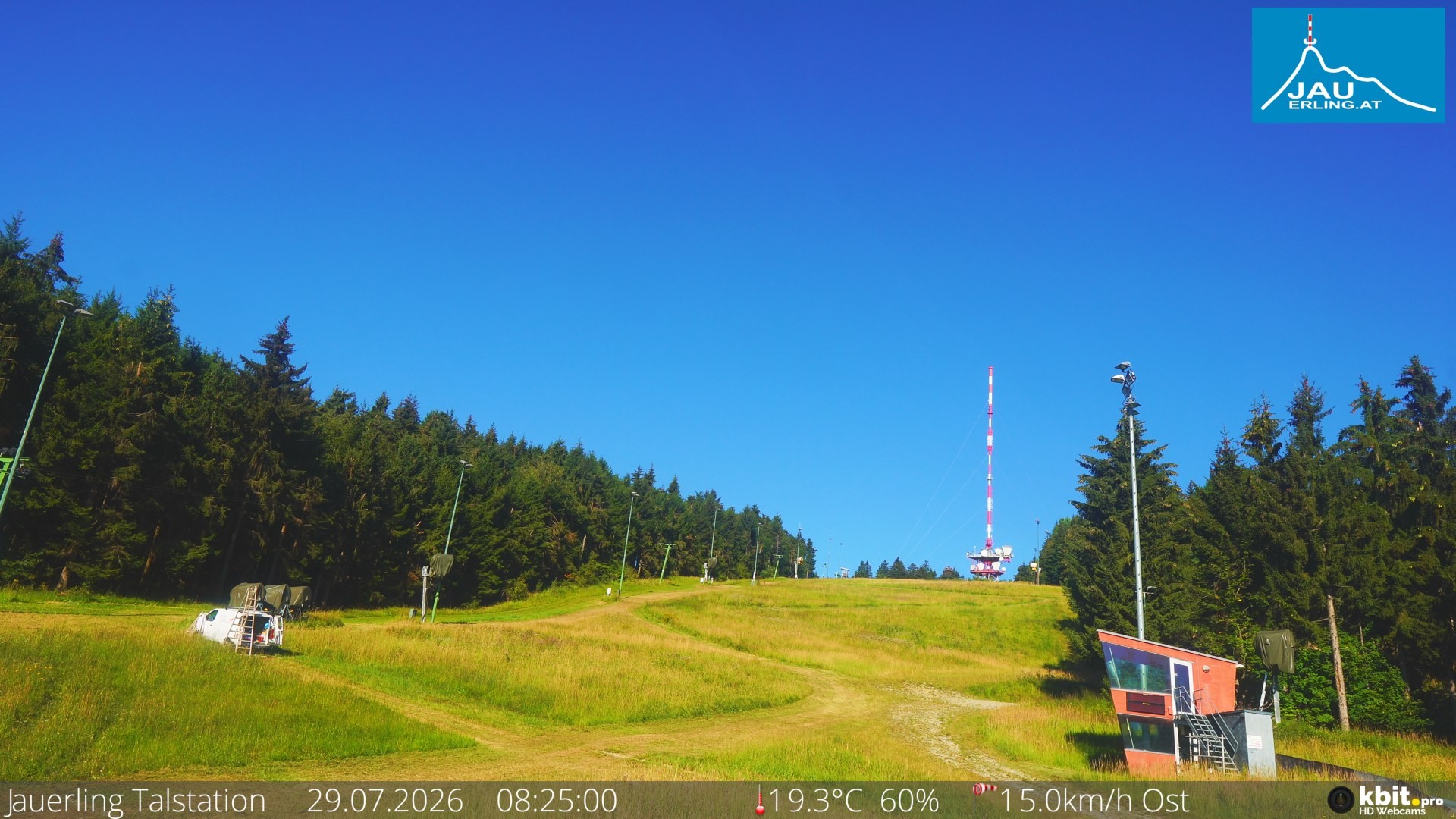 Archiv Foto Webcam Schlepplift Jauerling, Talstation