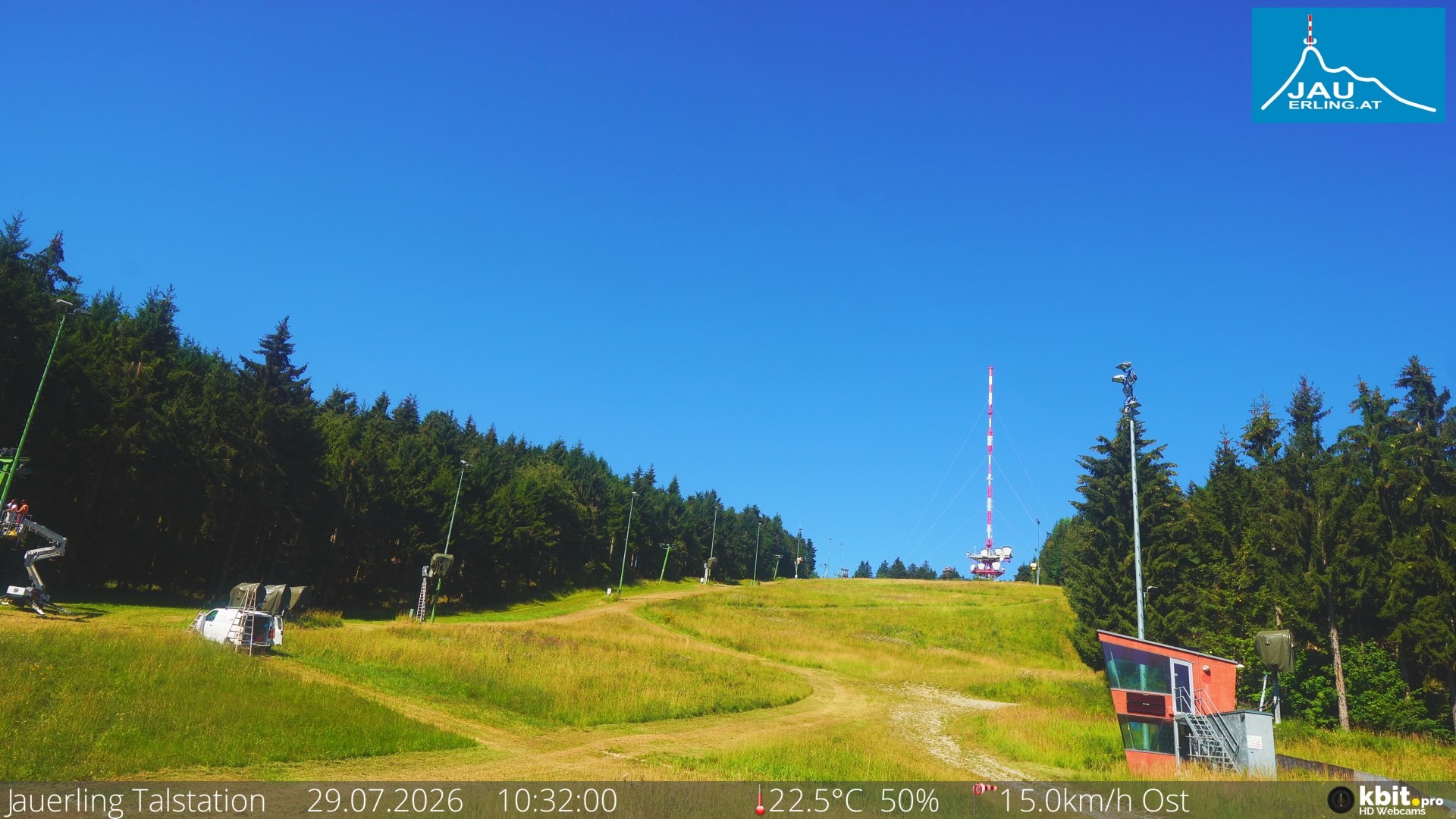 Archiv Foto Webcam Schlepplift Jauerling, Talstation