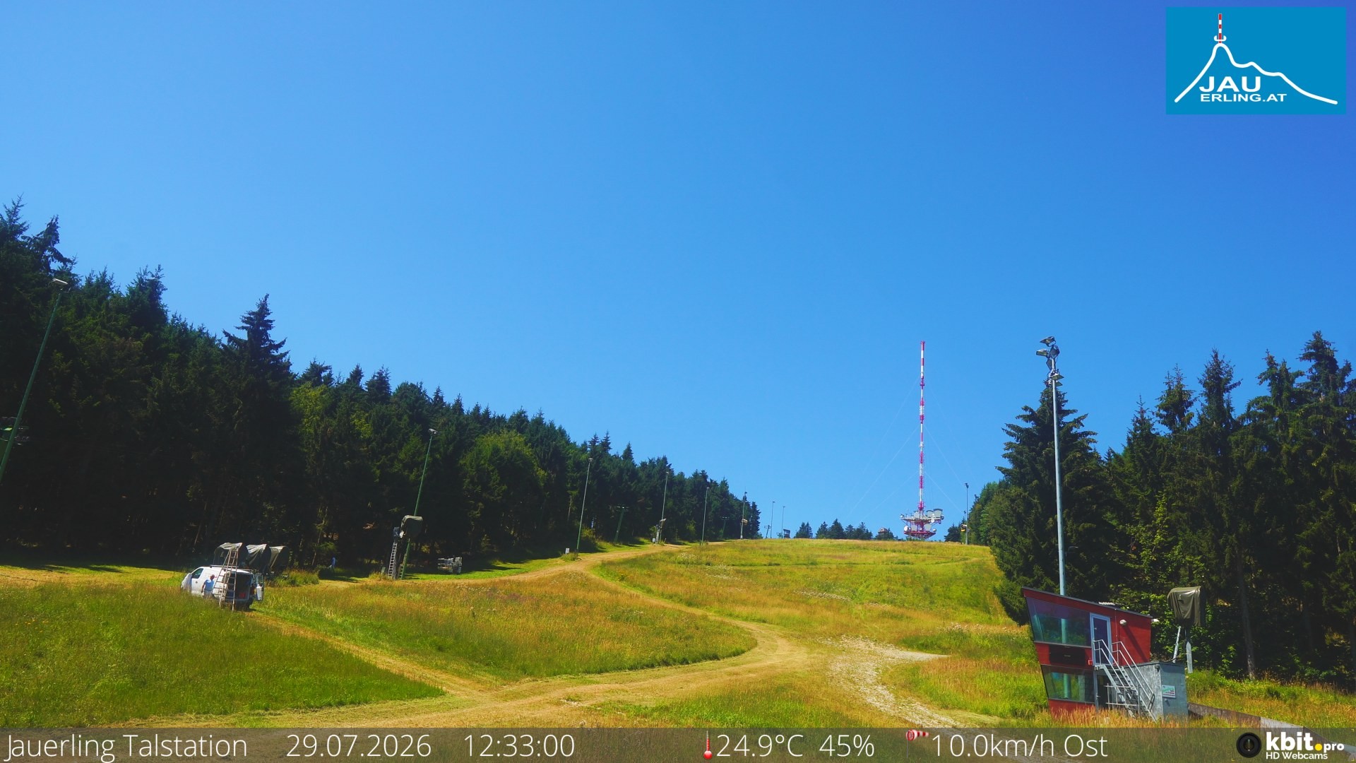 Archiv Foto Webcam Schlepplift Jauerling, Talstation