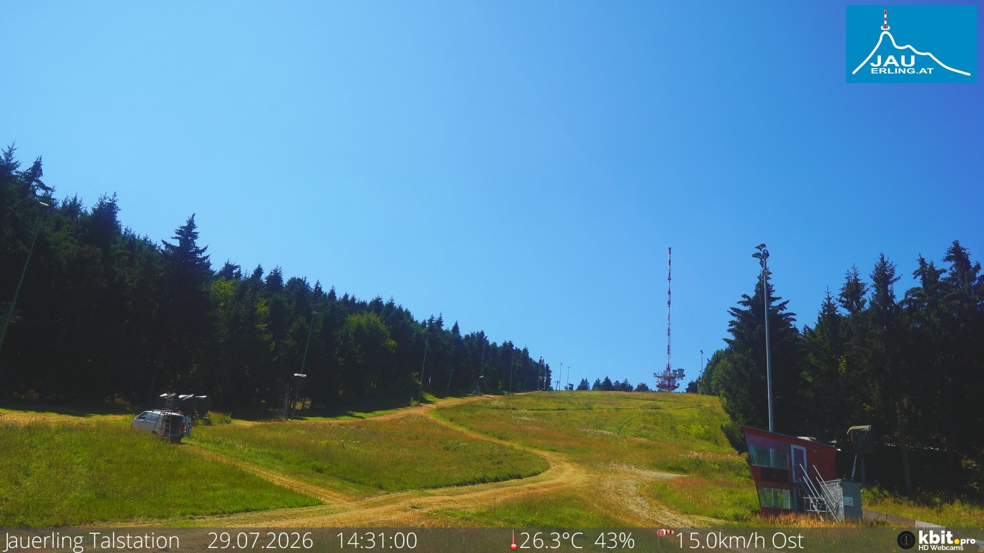 Archiv Foto Webcam Schlepplift Jauerling, Talstation