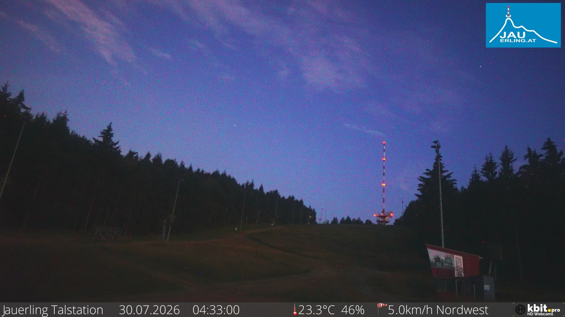 Archiv Foto Webcam Schlepplift Jauerling, Talstation