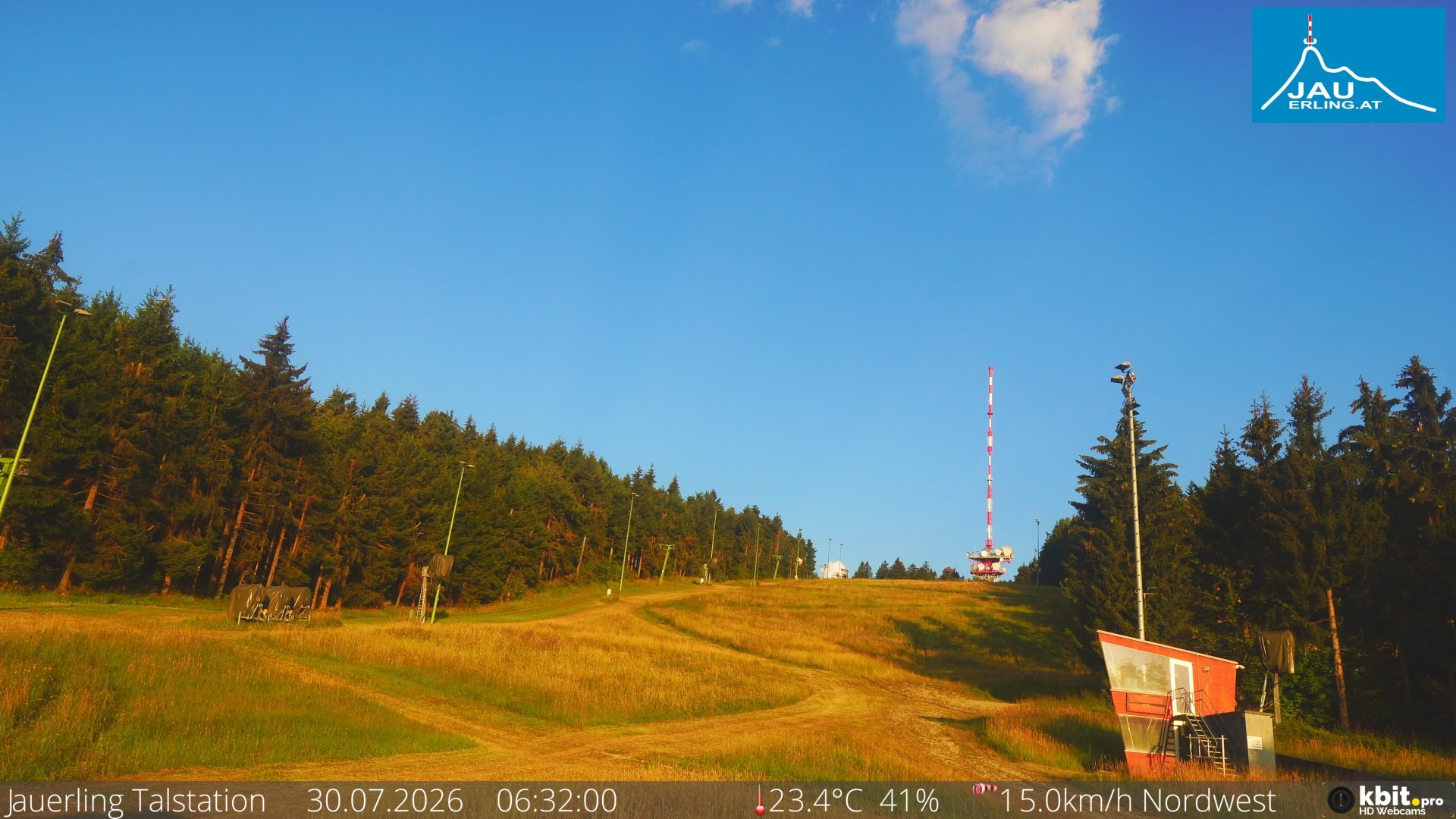 Archiv Foto Webcam Schlepplift Jauerling, Talstation