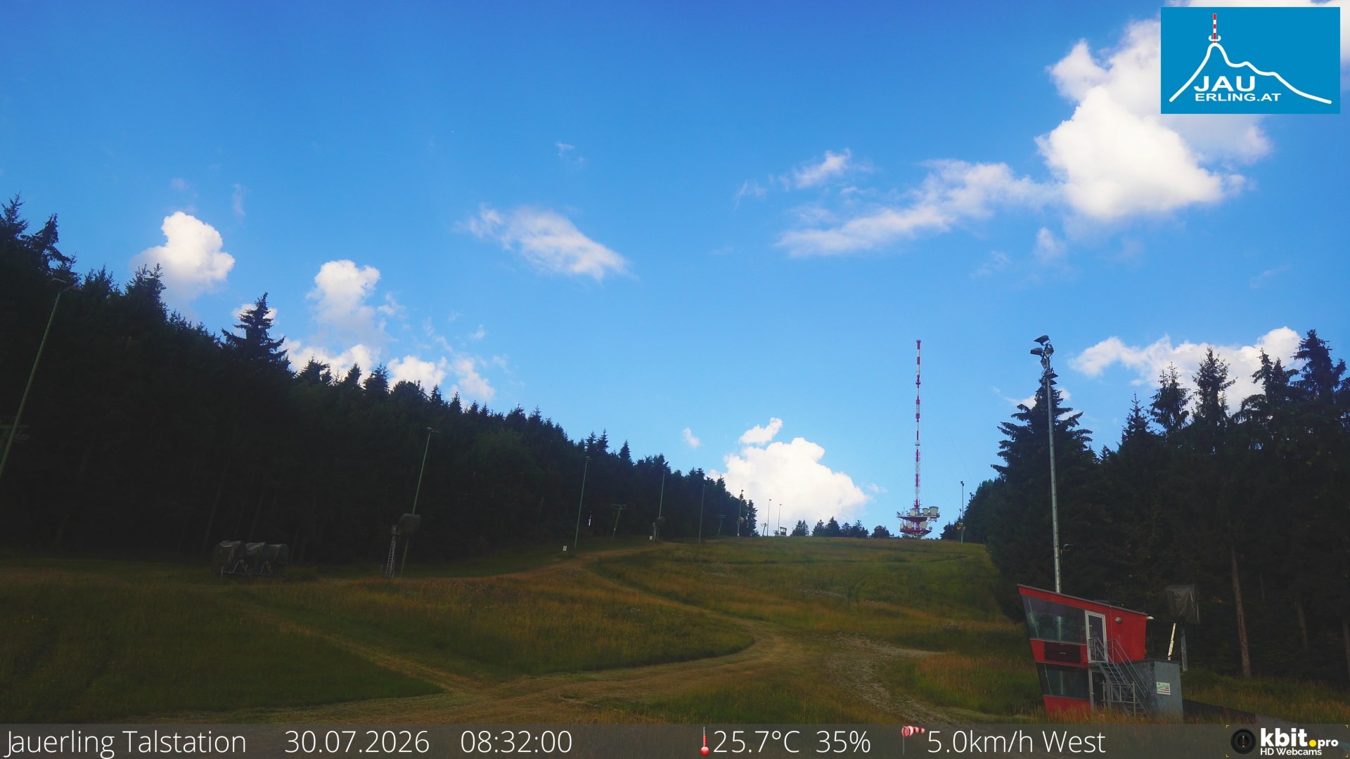 Archiv Foto Webcam Schlepplift Jauerling, Talstation
