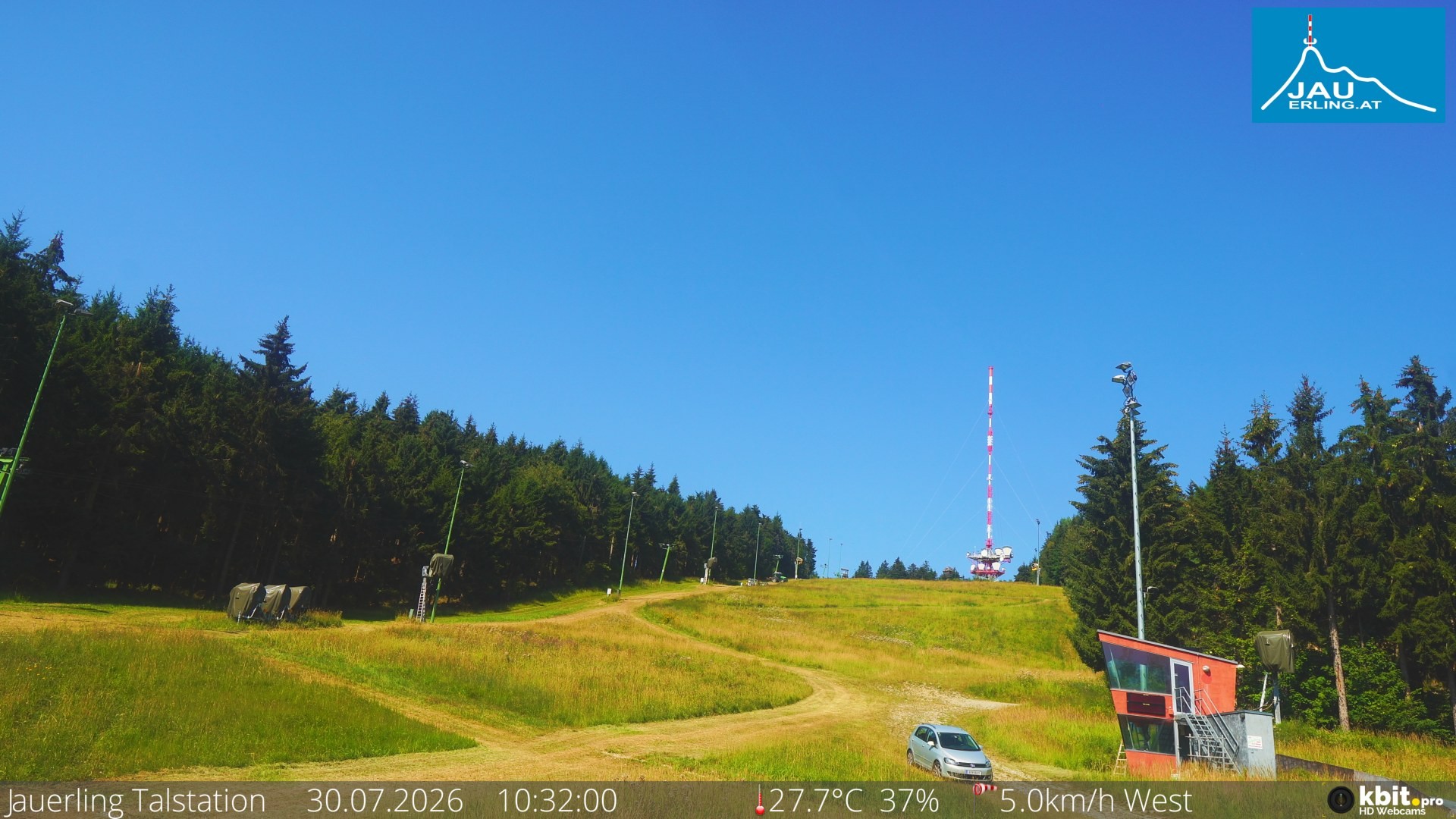 Archiv Foto Webcam Schlepplift Jauerling, Talstation