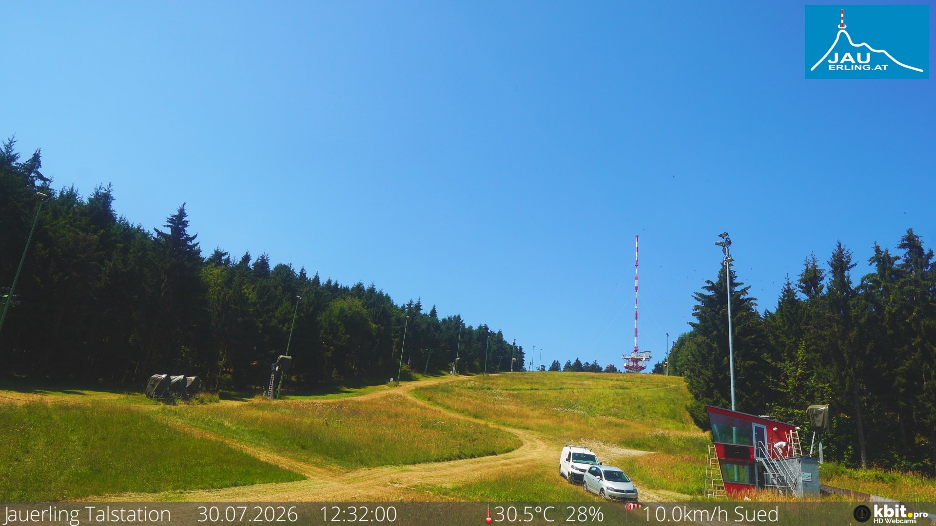 Archiv Foto Webcam Schlepplift Jauerling, Talstation