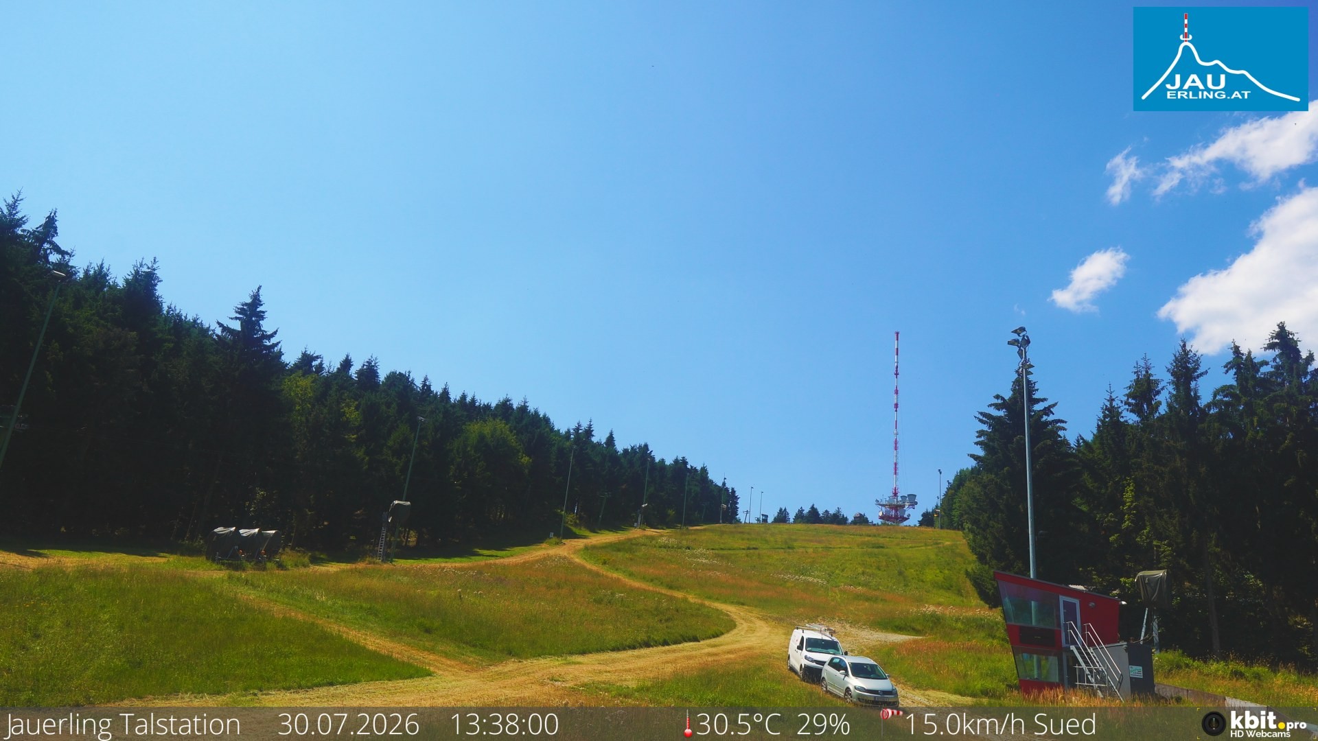 Archiv Foto Webcam Schlepplift Jauerling, Talstation