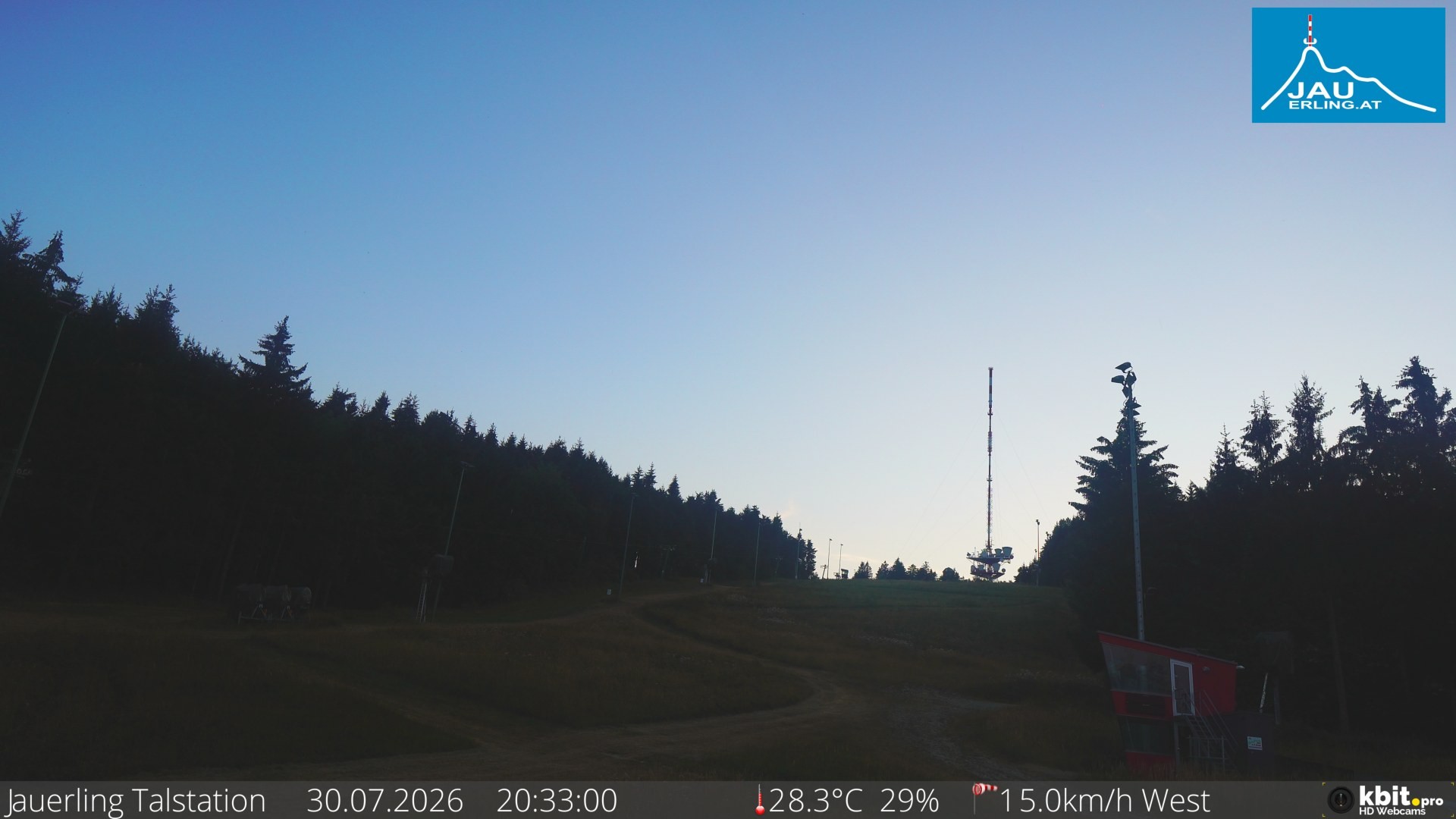 Archiv Foto Webcam Schlepplift Jauerling, Talstation