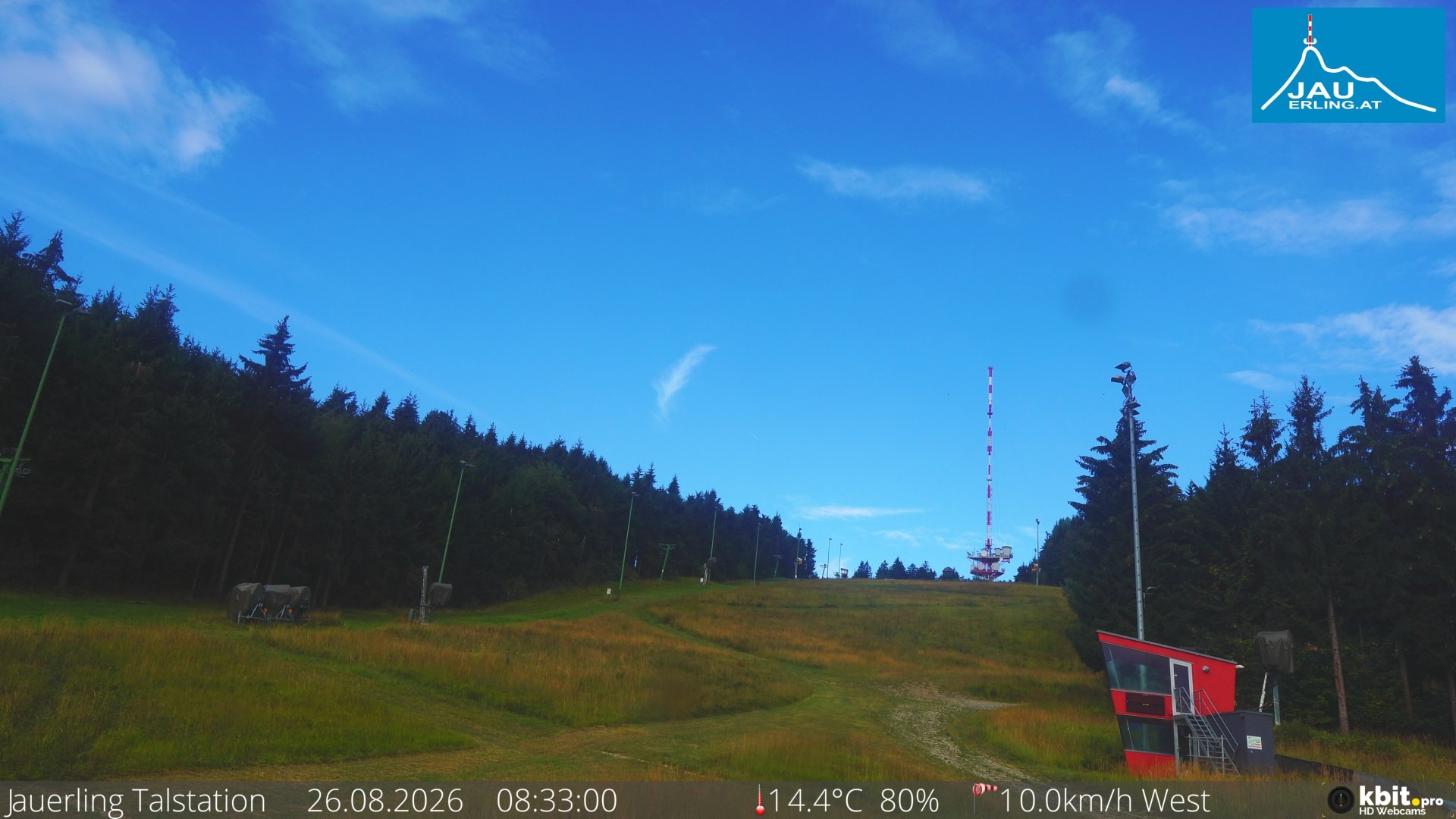 Archiv Foto Webcam Schlepplift Jauerling, Talstation