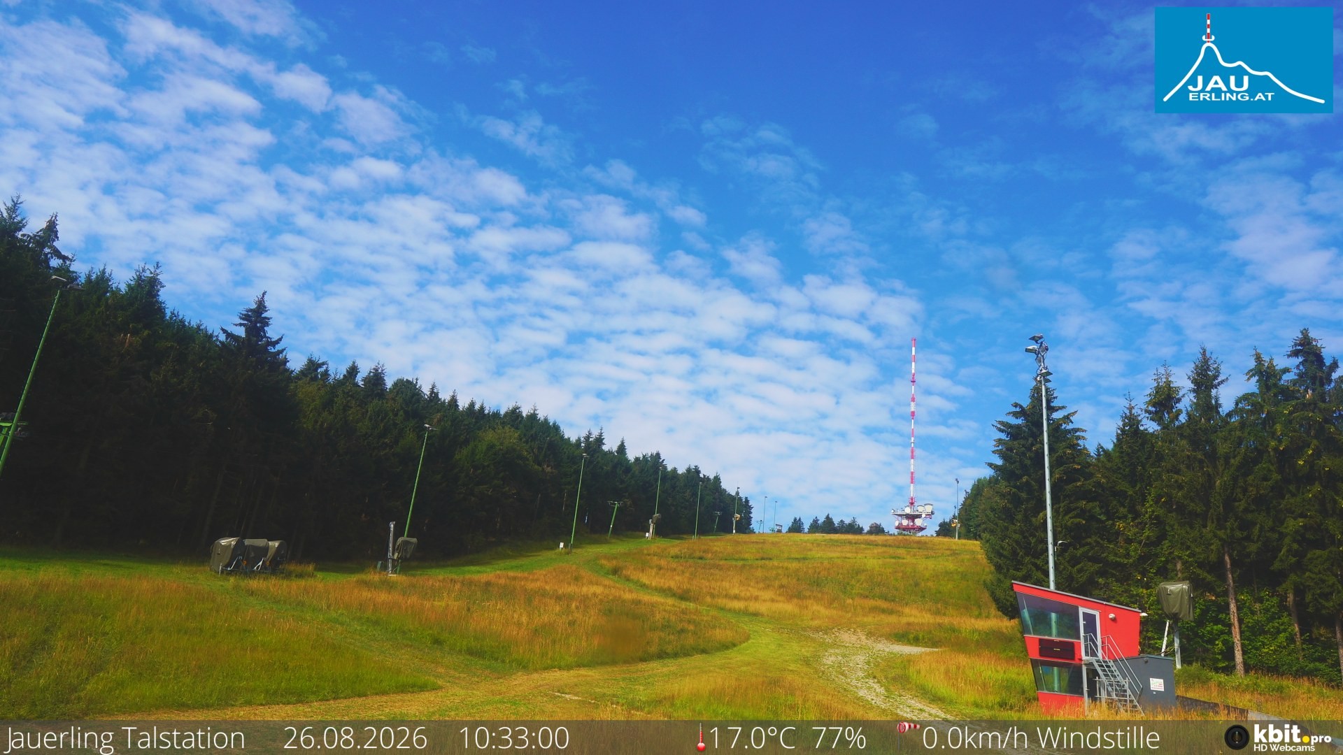 Archiv Foto Webcam Schlepplift Jauerling, Talstation