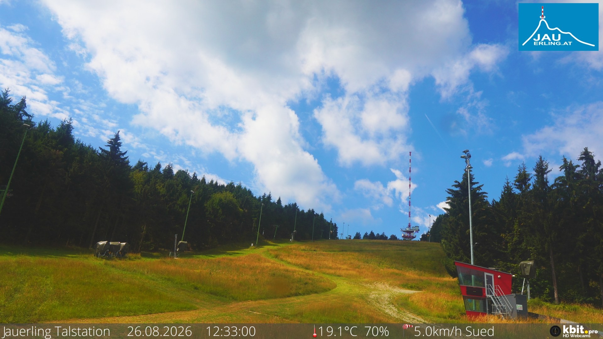 Archiv Foto Webcam Schlepplift Jauerling, Talstation