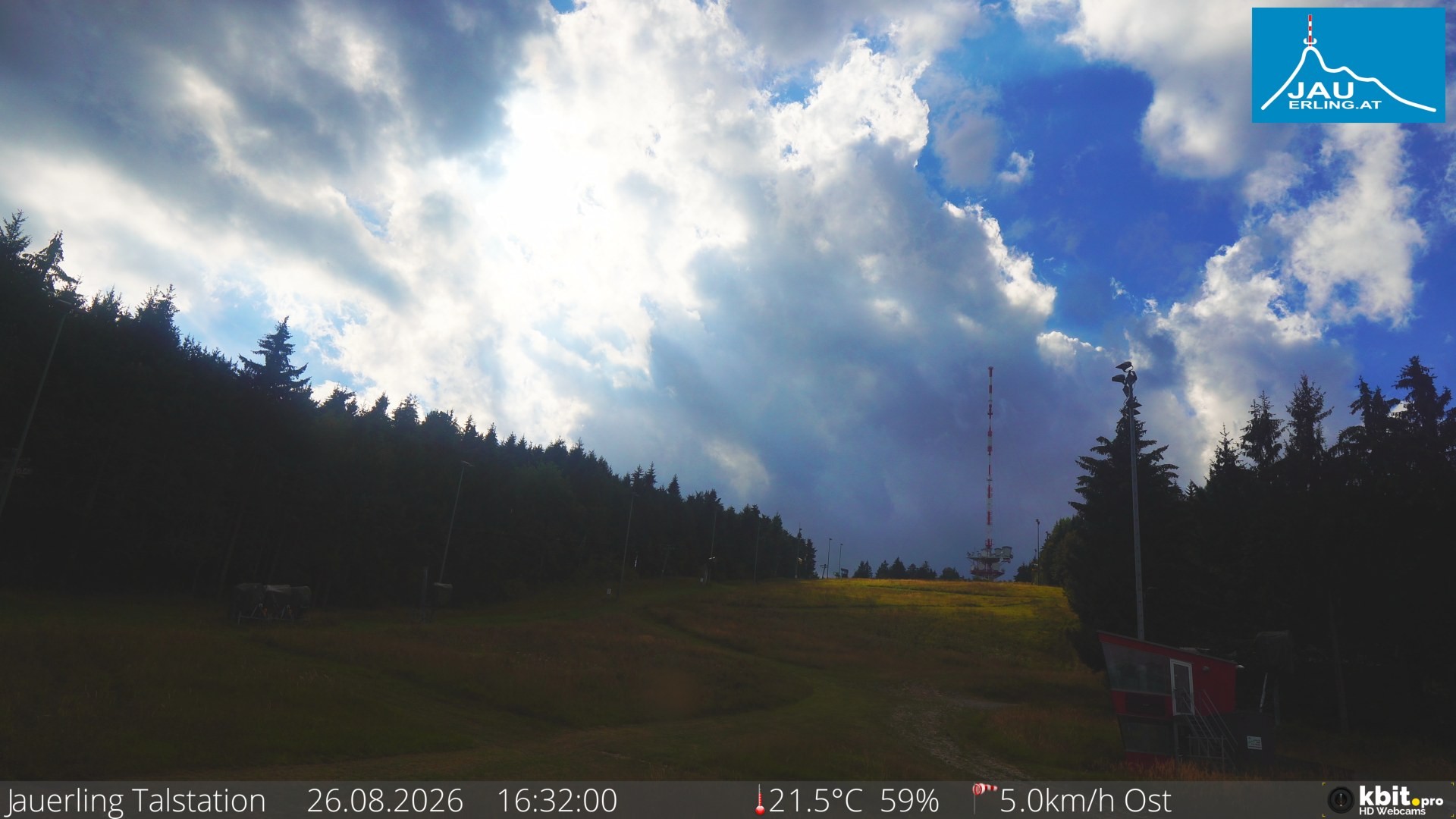Archiv Foto Webcam Schlepplift Jauerling, Talstation