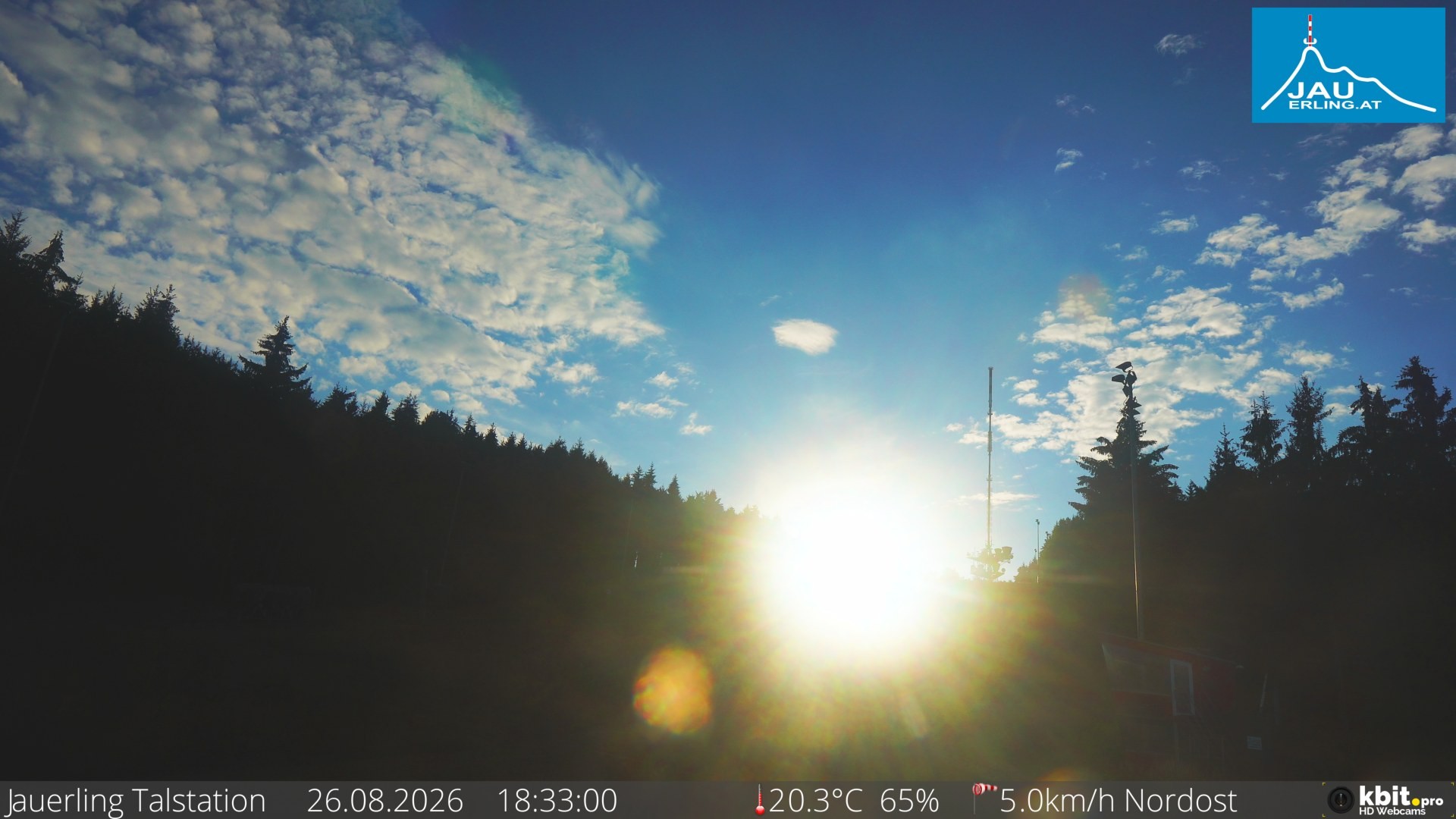 Archiv Foto Webcam Schlepplift Jauerling, Talstation