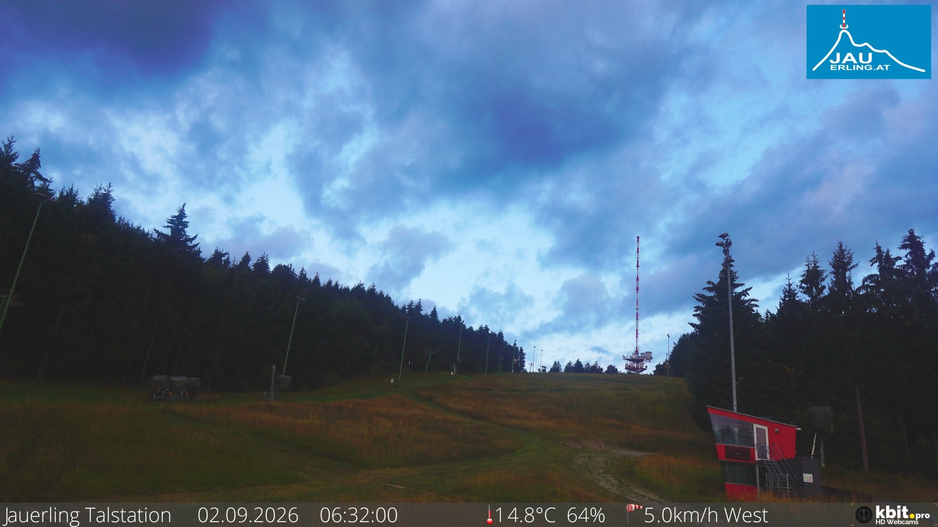 Archiv Foto Webcam Schlepplift Jauerling, Talstation