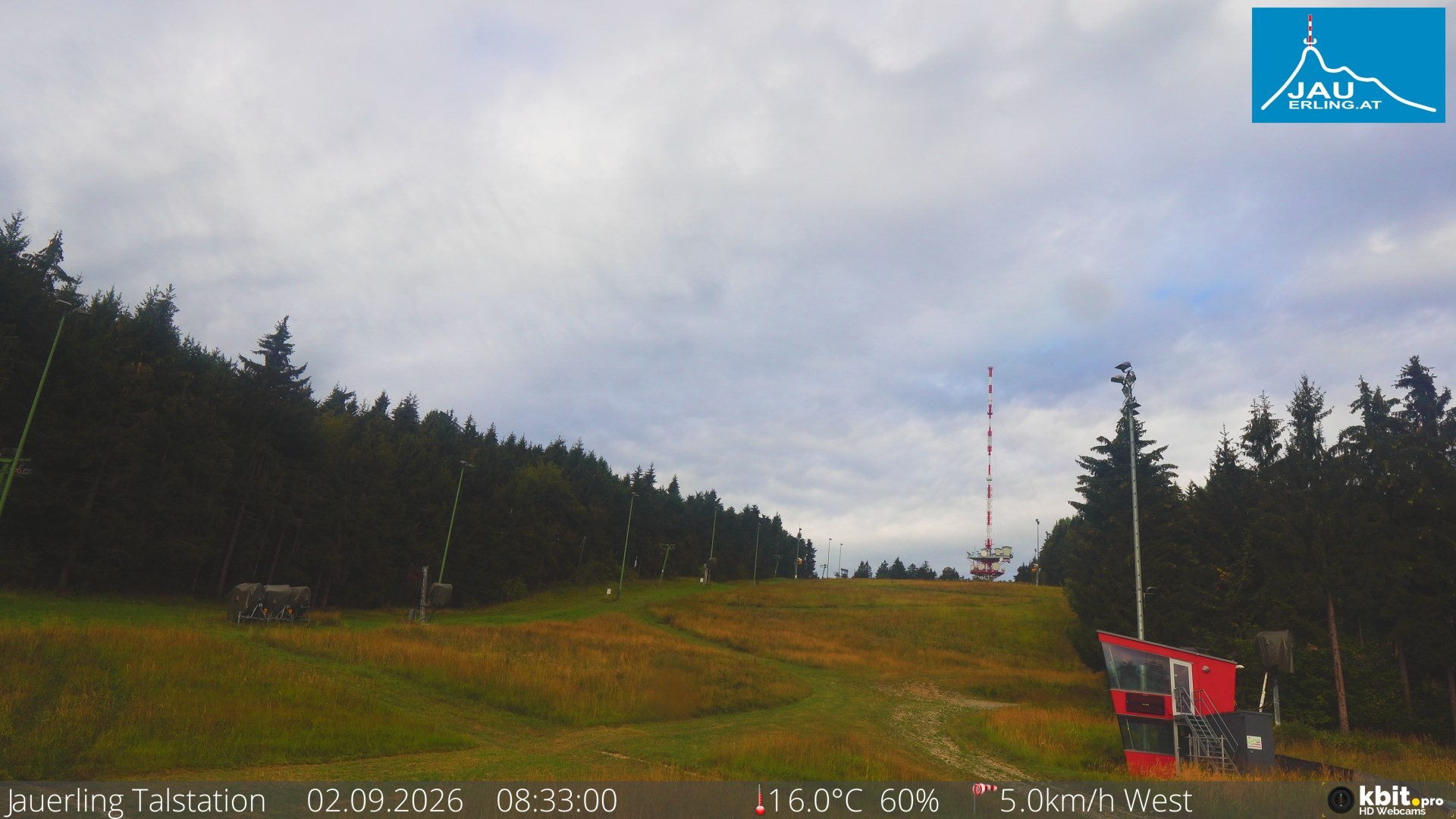 Archiv Foto Webcam Schlepplift Jauerling, Talstation