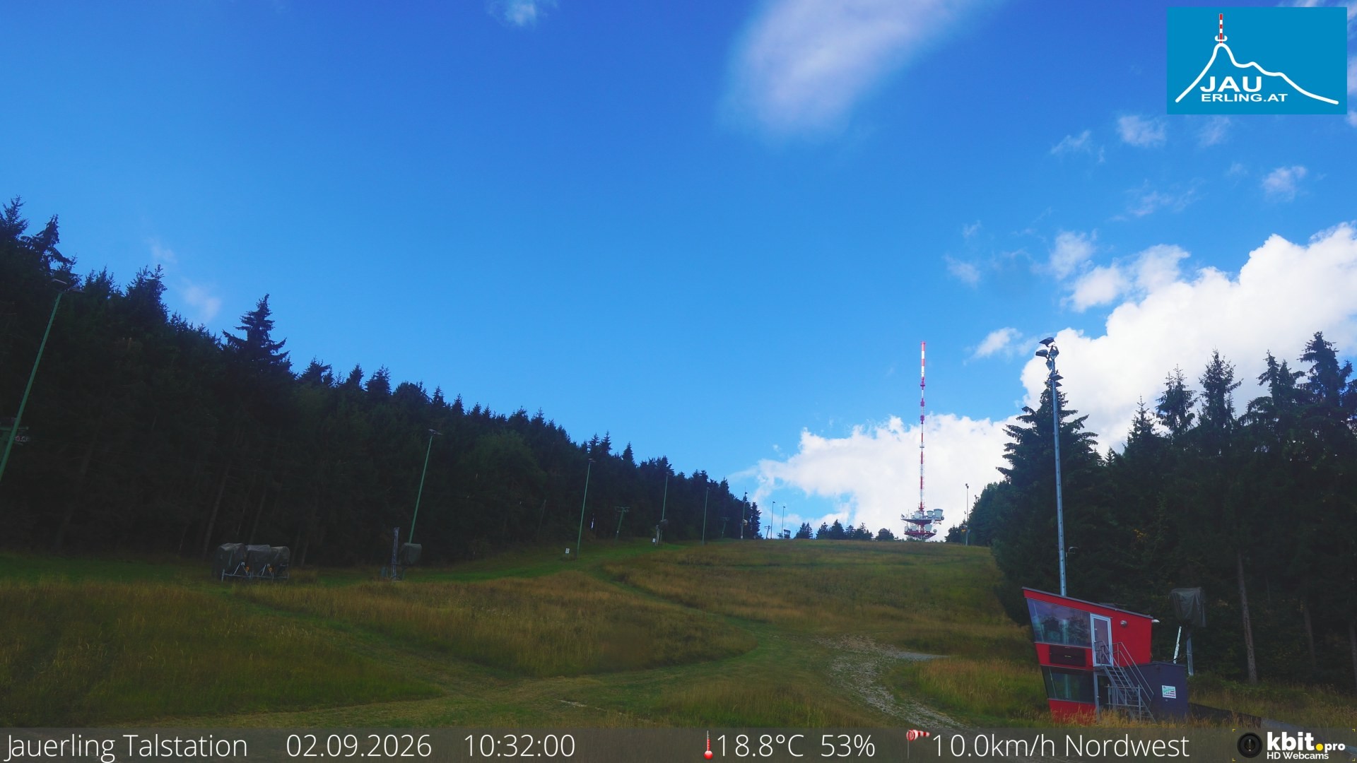 Archiv Foto Webcam Schlepplift Jauerling, Talstation
