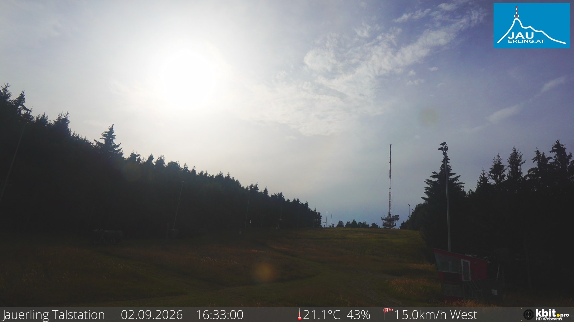 Archiv Foto Webcam Schlepplift Jauerling, Talstation