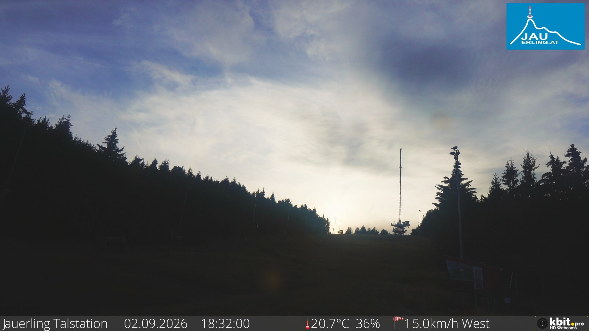 Archiv Foto Webcam Schlepplift Jauerling, Talstation
