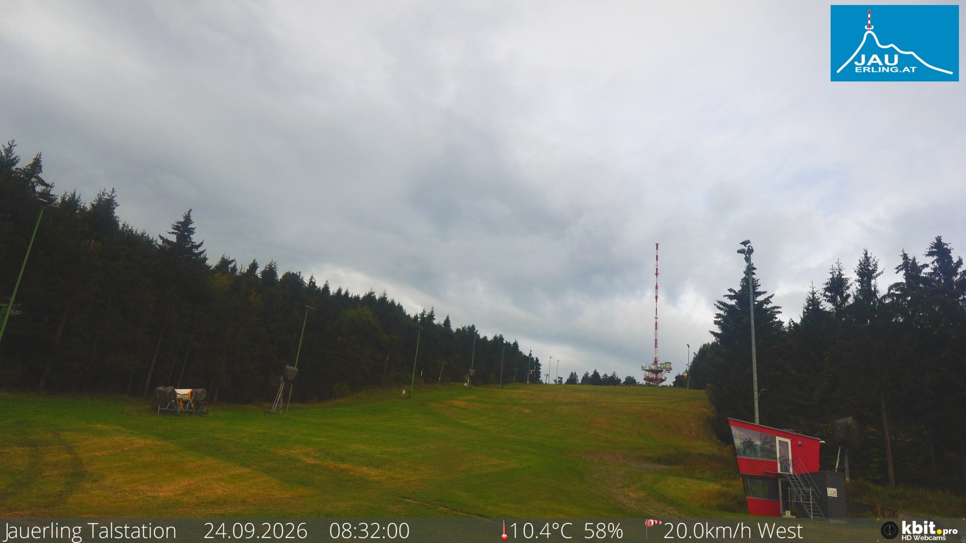 Archiv Foto Webcam Schlepplift Jauerling, Talstation