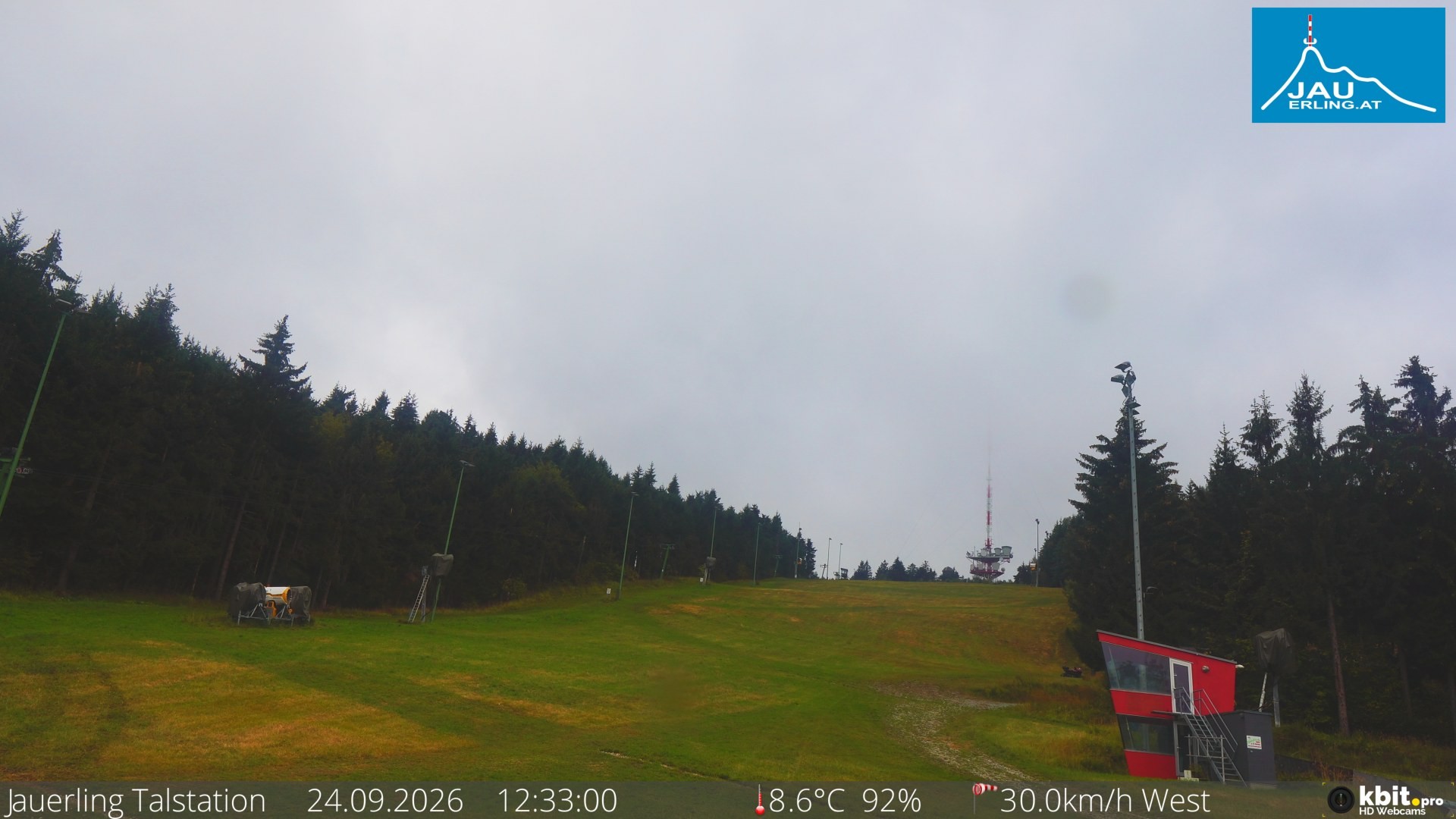 Archiv Foto Webcam Schlepplift Jauerling, Talstation