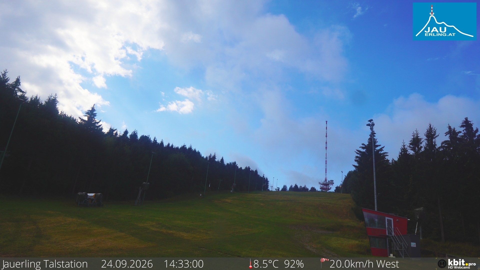 Archiv Foto Webcam Schlepplift Jauerling, Talstation
