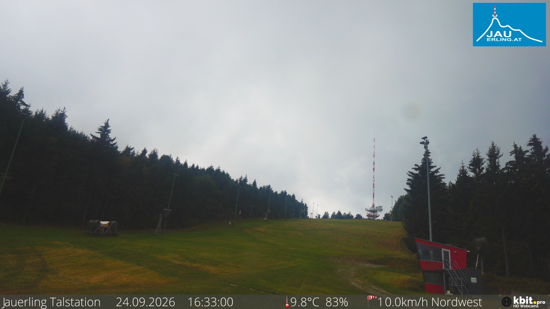 Archiv Foto Webcam Schlepplift Jauerling, Talstation