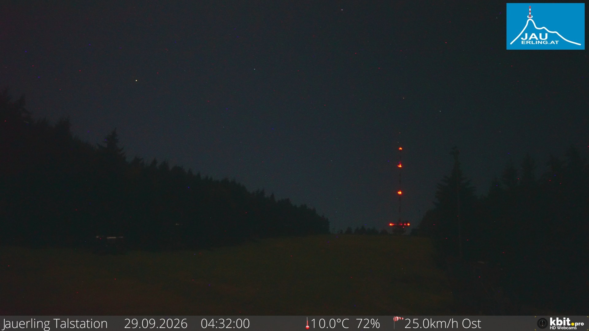 Archived image Webcam Base station of t-bar lift at mount Jauerling
