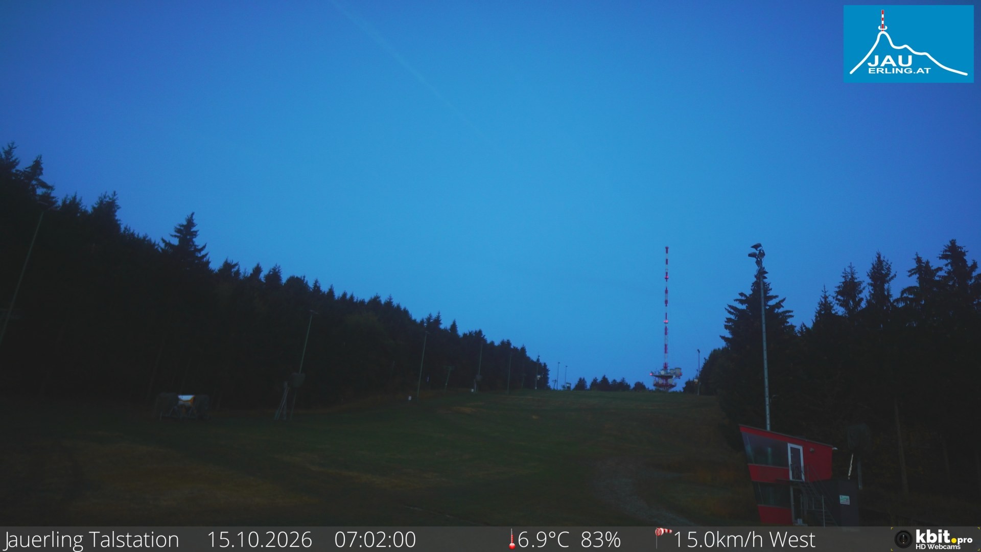 Archiv Foto Webcam Schlepplift Jauerling, Talstation