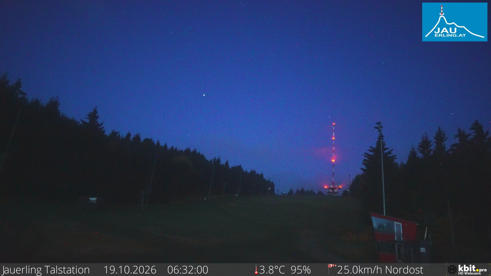 Archiv Foto Webcam Schlepplift Jauerling, Talstation