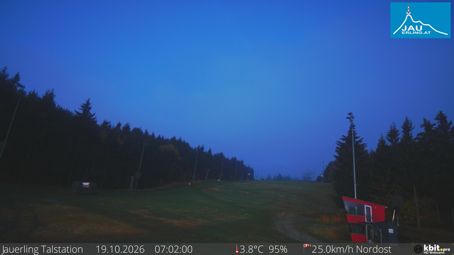 Archiv Foto Webcam Schlepplift Jauerling, Talstation