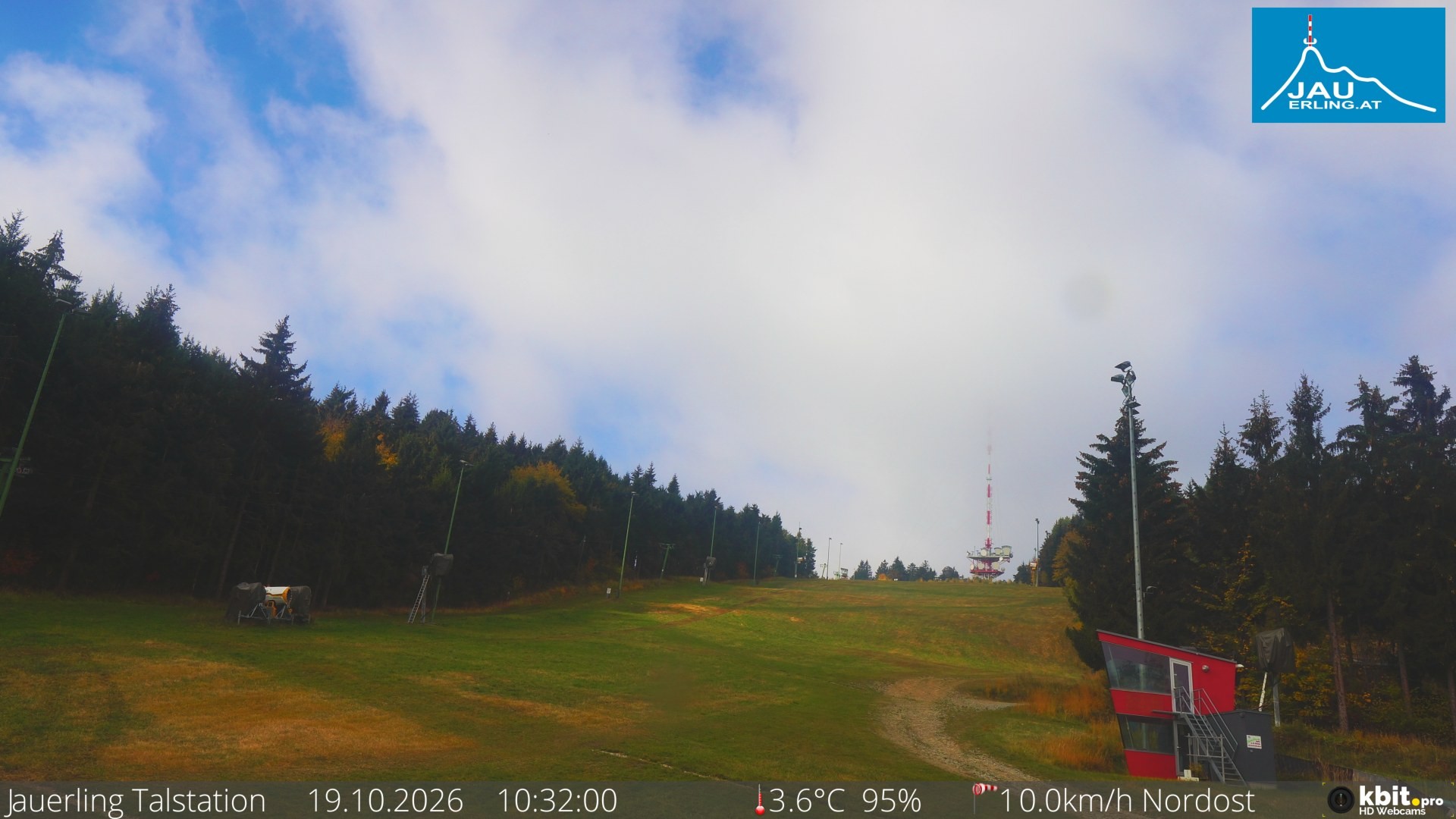 Archiv Foto Webcam Schlepplift Jauerling, Talstation