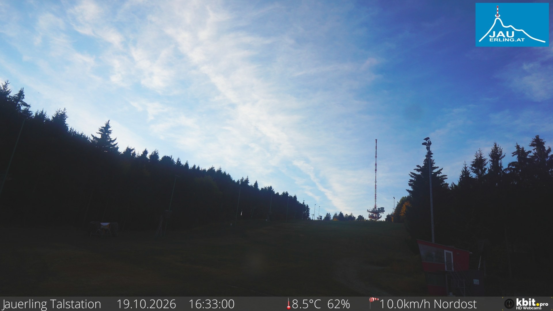 Archiv Foto Webcam Schlepplift Jauerling, Talstation