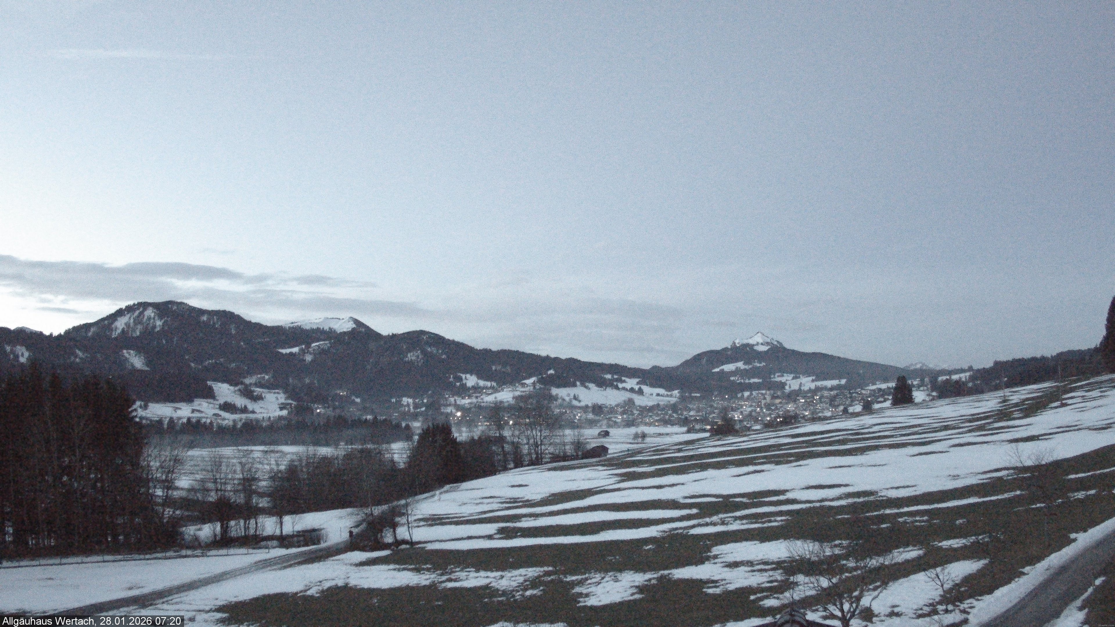 Archiv Foto Webcam Wertach - Allgäuhaus