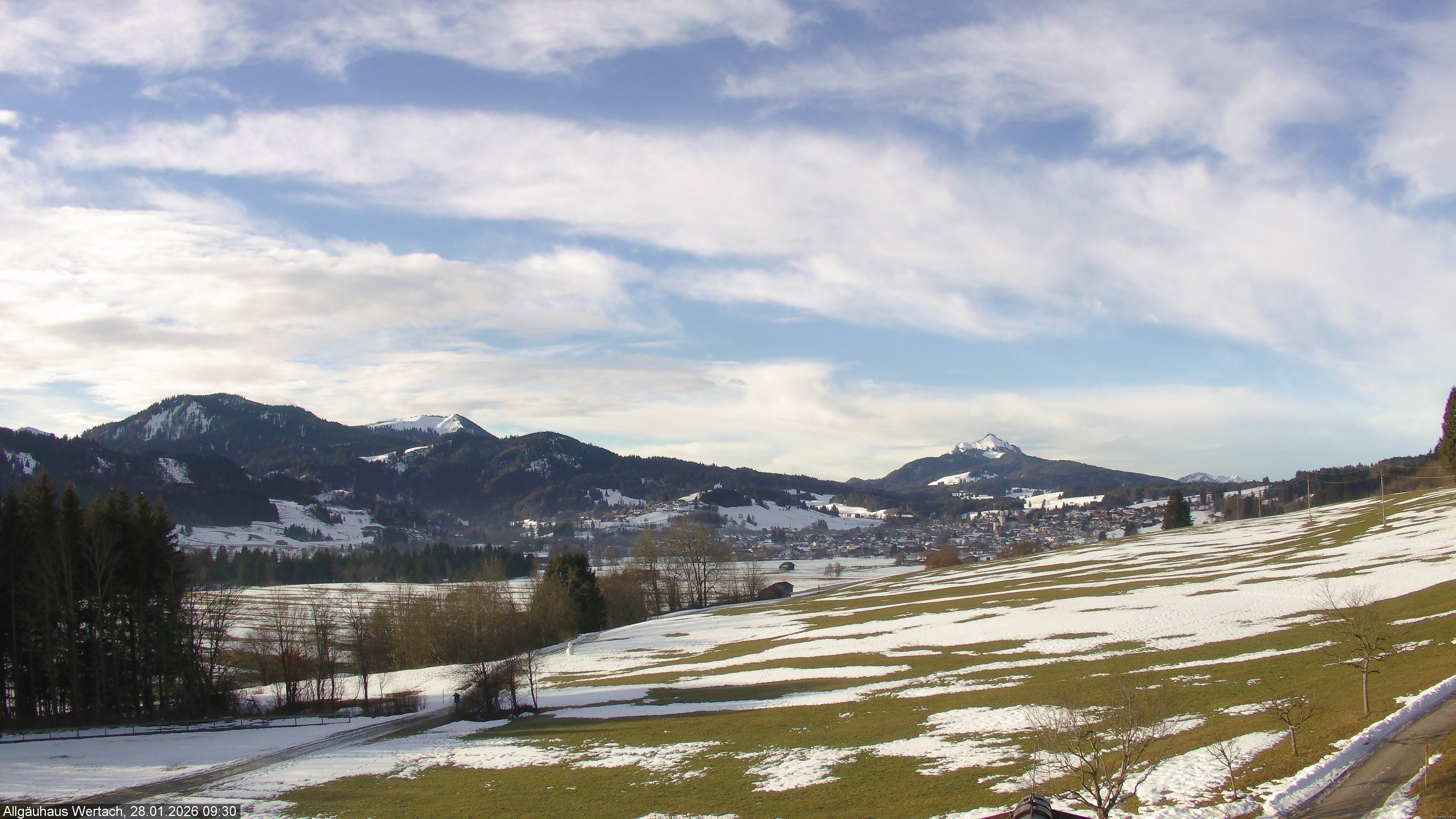Archiv Foto Webcam Wertach - Allgäuhaus