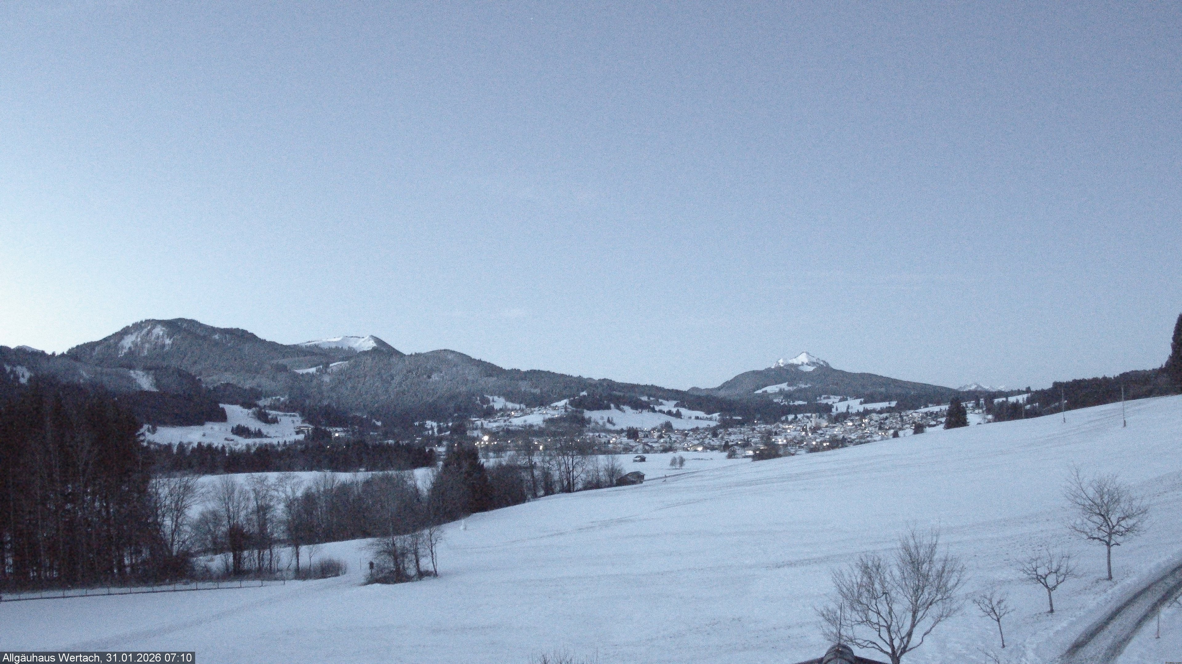 Archiv Foto Webcam Wertach - Allgäuhaus